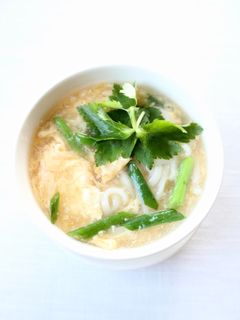 簡単に美味しい【白だし卵うどん】-レシピのメイン写真