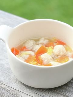 【離乳食完了期】旨みジュワ~肉団子スープ-レシピのメイン写真