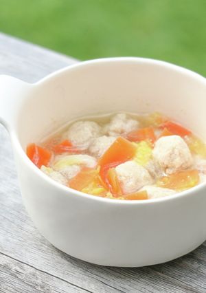 【離乳食完了期】旨みジュワ～肉団子スープ-レシピのメイン写真