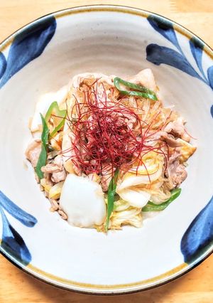 塩漬け白菜と豚こま肉のピリ辛炒め-レシピのメイン写真