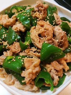 簡単!激ウマ!豚バラピーマンのわさび醤油-レシピのメイン写真