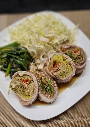 豚バラの野菜巻き-レシピのメイン写真