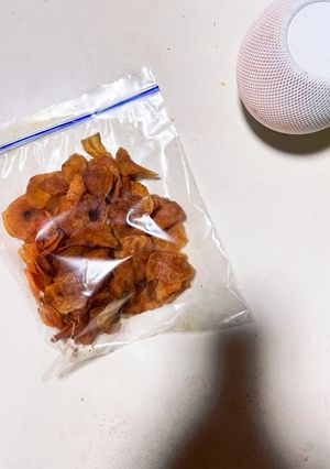 簡単！カレーポテトチップス作り♪-レシピのメイン写真