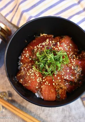 ごま油醤油糀のマグロ漬け丼-レシピのメイン写真