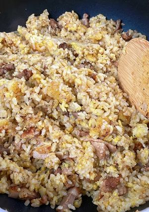 楽ちん 夫婦で満足!豚の味噌煮チャーハン-レシピのメイン写真