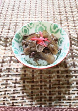 甘めのタレの牛丼-レシピのメイン写真