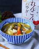 れんこんパウダー入りほうとう