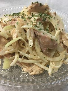 ローストチキンの余りで簡単チキンサラダ-レシピのメイン写真