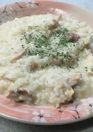 余ったローストチキンやツナ缶でリゾット！-レシピのメイン写真