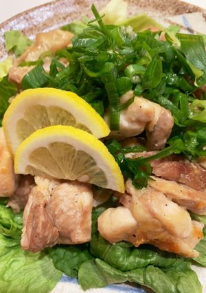 ゆかりのイブクロ　　鶏モモネギレモン-レシピのメイン写真