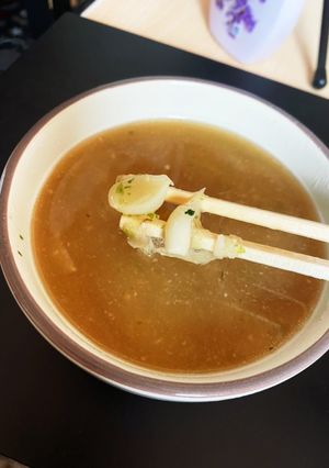 百合根とエビガラのお味噌汁-レシピのメイン写真