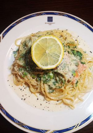 簡単☆サーモンのレモンクリームパスタ-レシピのメイン写真