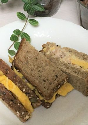 余ったローストチキンで簡単サンドイッチ-レシピのメイン写真