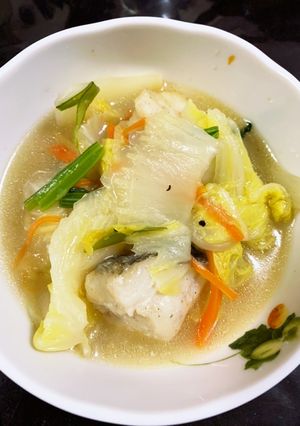 白菜とタラのうま煮-レシピのメイン写真