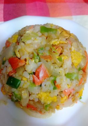 鮭チャーハン-レシピのメイン写真