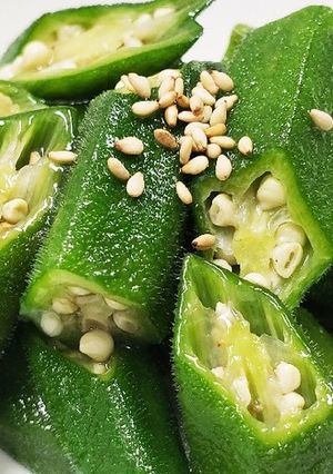 お年寄り絶賛シリーズ☆茹でオクラ昆布漬☆-レシピのメイン写真
