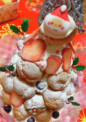 シュークリームツリー★クリスマス-レシピのメイン写真