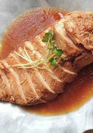 動画酢でやわらか～鶏むね肉の甘酢蒸し煮-レシピのメイン写真