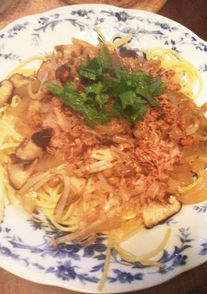 和風スープスパ-レシピのメイン写真