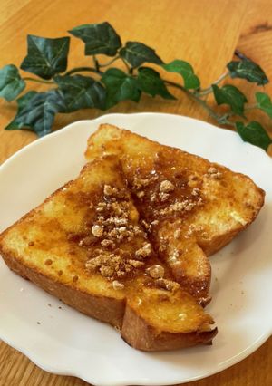 きな粉と蜂蜜トースト-レシピのメイン写真