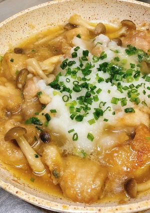 鶏もも肉のみぞれ煮-レシピのメイン写真