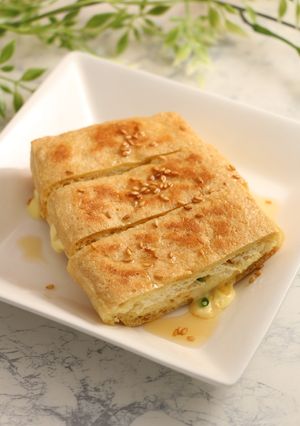 簡単！焼き油揚げの味噌チーズサンド-レシピのメイン写真