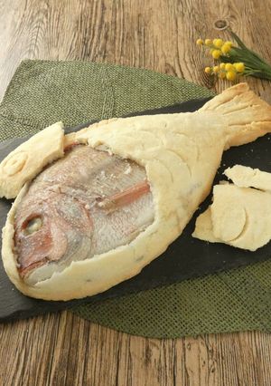 鯛の塩釜焼き-レシピのメイン写真