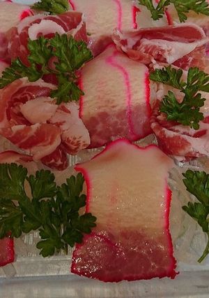 クジラベーコンサラダ-レシピのメイン写真