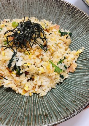 ベーコンとエリンギのチャーハン-レシピのメイン写真