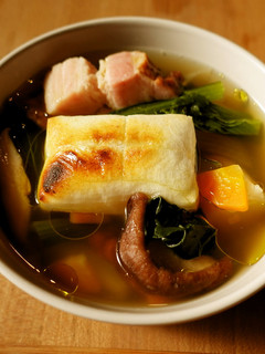 お餅活用!! ほこた野菜の洋風お雑煮-レシピのメイン写真