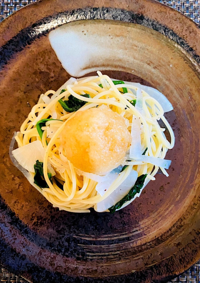 大根とほうれん草でさっぱり冷製和風パスタ-レシピのメイン写真