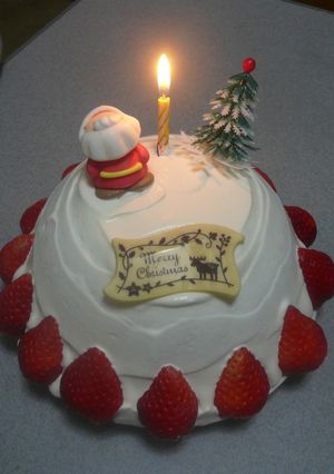 クリスマスケーキ-レシピのメイン写真