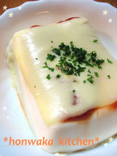 ケチャップ&チーズで☆ お豆腐のピザ風♫-レシピのメイン写真