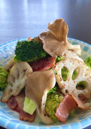 一番人気のホットサラダの蓮根入り-レシピのメイン写真