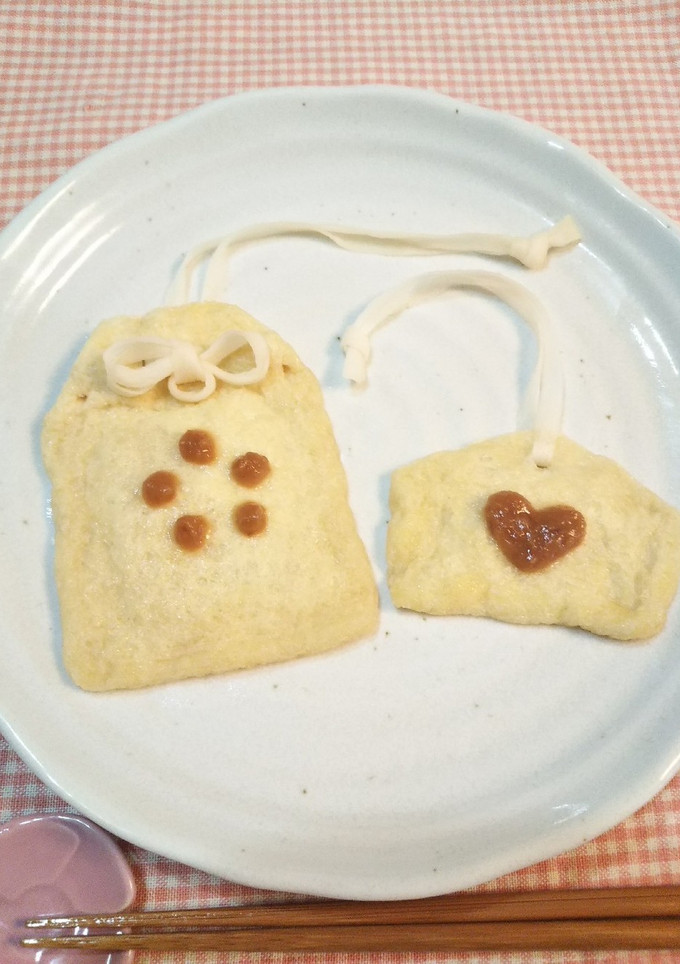 願いを込めて☆お守り袋煮(餅巾着)-レシピのメイン写真
