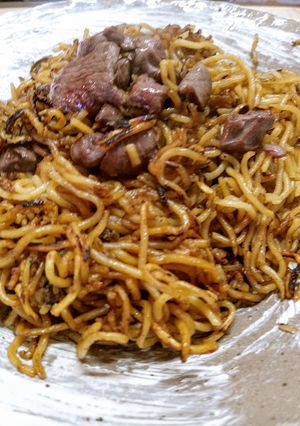 鹿肉de焼きそば-レシピのメイン写真