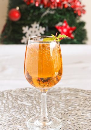 ノンアルコール♡ピーチティーモクテル-レシピのメイン写真