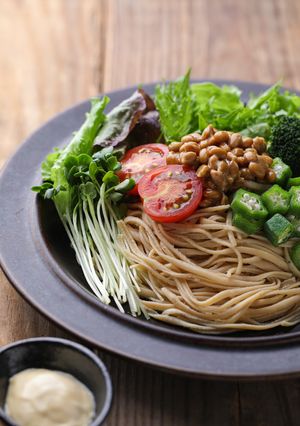 【大豆麺】スタミナねばねばまーめん-レシピのメイン写真