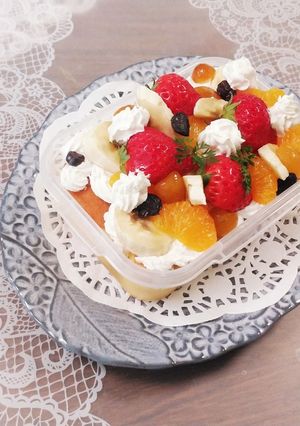 お気にいりのお手軽スコップケーキ-レシピのメイン写真