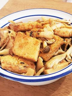 厚揚げときのこの簡単炒め煮-レシピのメイン写真