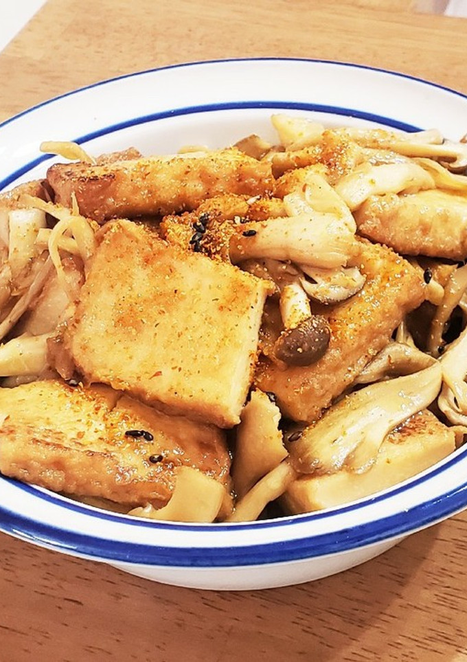 厚揚げときのこの簡単炒め煮-レシピのメイン写真