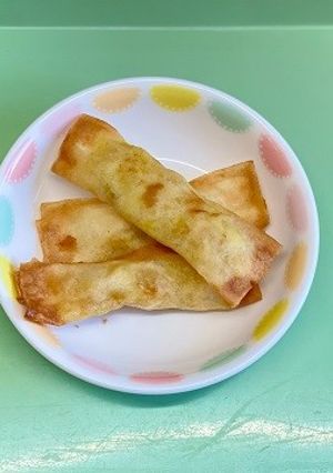 さつま芋とりんごの春巻き-レシピのメイン写真
