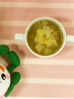 白菜とツナのスープ-レシピのメイン写真