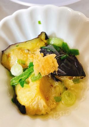 レンジで簡単茄子のおひたし-レシピのメイン写真