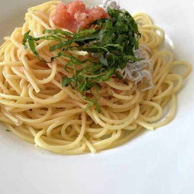 和えるだけ簡単！しらすと明太子のパスタ by NECOROB 【クックパッド 