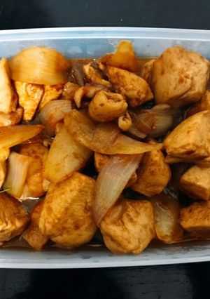 一口チキンソテー・ハヤシ味-レシピのメイン写真