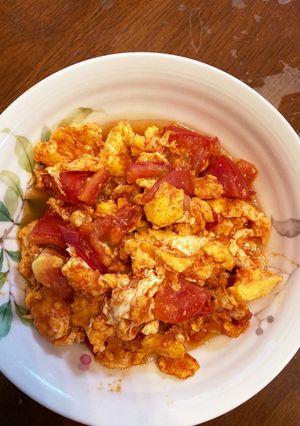 トマトと卵の炒め物-レシピのメイン写真