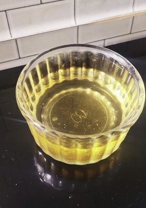 揚げ物で余った油の揚カスとり-レシピのメイン写真