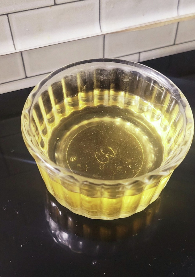 揚げ物で余った油の揚カスとり-レシピのメイン写真
