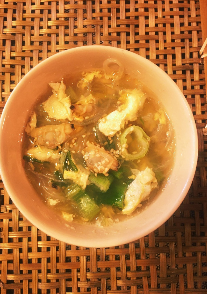 アサリと青梗菜の春雨スープ-レシピのメイン写真
